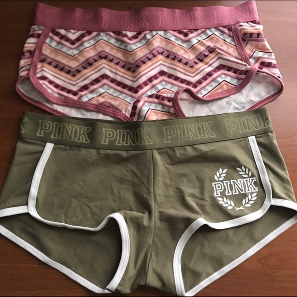 2 NWT PINK LARGE BOYSHORTS