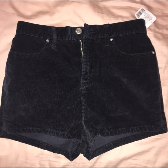 Black high waisted shorts