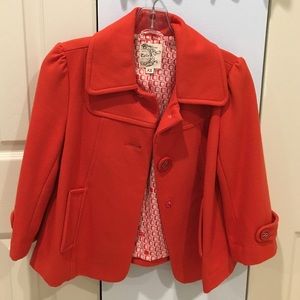 Cropped Orange Jacket by Tulle size xs