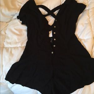 Adorable black romper