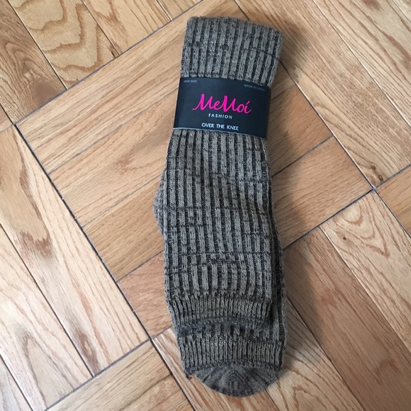 REDUCED! NWT Over the knee brown socks