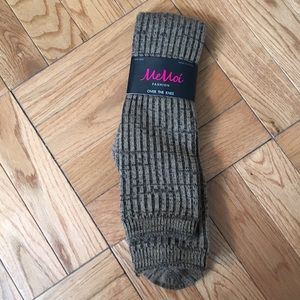REDUCED! NWT Over the knee brown socks