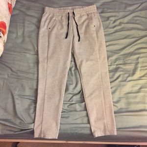 Grey unisex Calvin Klein jogger sweatpants
