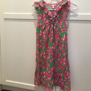 Floral print girls dress