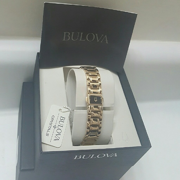 Big sale, wNWT Bulova Crystal Gold watch main image 5
