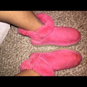 Pink UGG boots