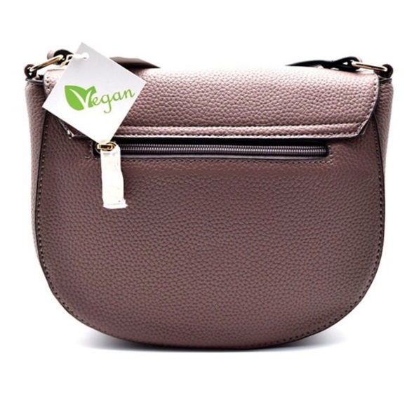 Last One Pebble Leather Crossbody Tassel Handbag - Picture 3 of 4