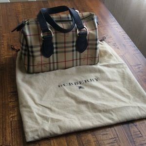 Vintage Burberry Handbag.