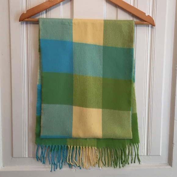 CASHMERE color block scarf