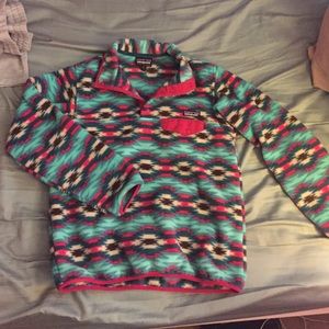 Tribal print Patagonia pullover