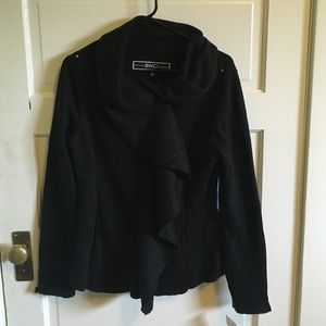 BNCI black zip up sweater