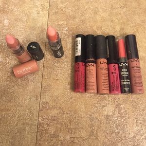 Bundle of NYX lip gloss, butters, lipsticks.