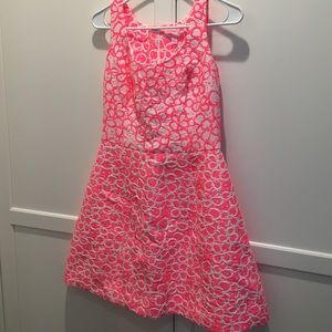 Lilly Pulitzer bright pink dress
