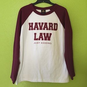 Havard Law Just Kidding Tee