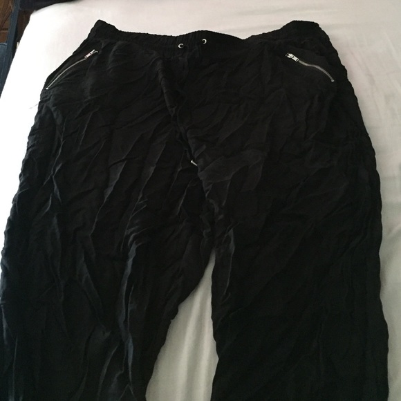 Black joggers