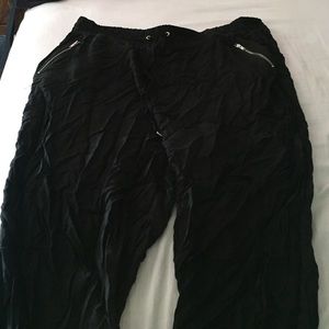 Black joggers