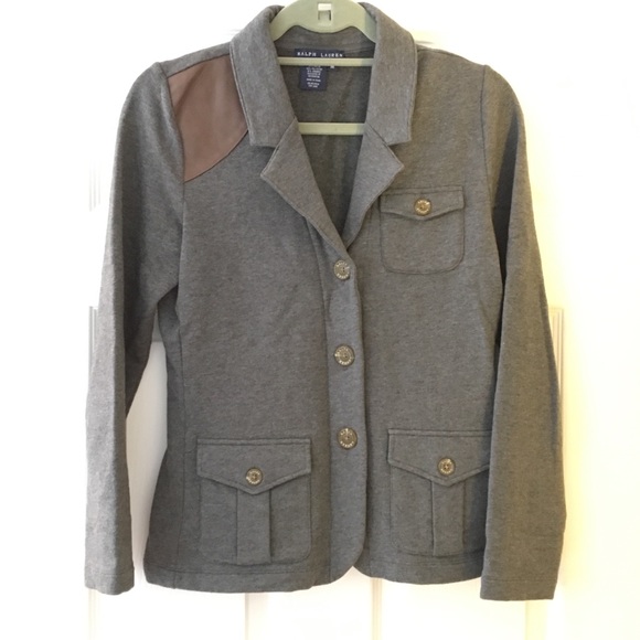 SALE! Ralph Lauren equestrian blazer. Soft!