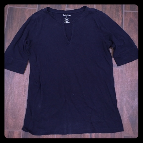 Lucky brand navy blue top