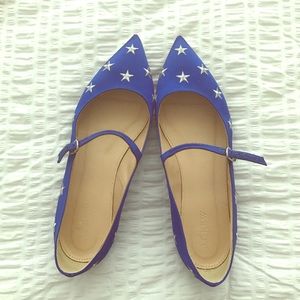 J.crew pointy flats