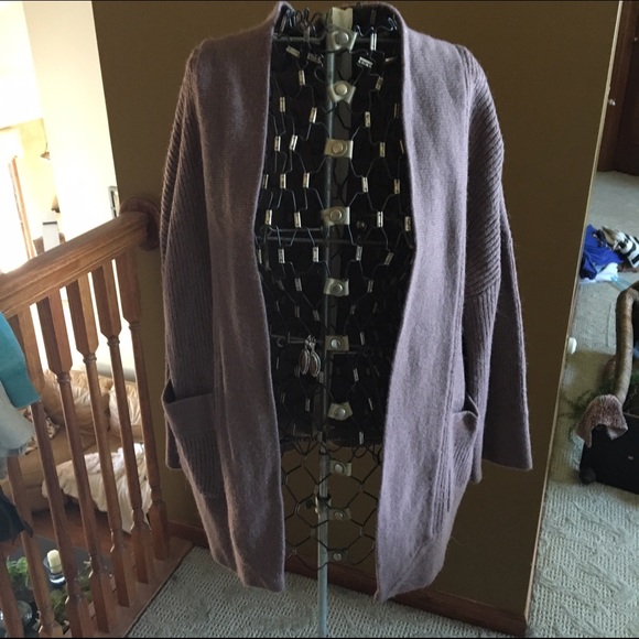 Chocolate J. Crew Cardigan