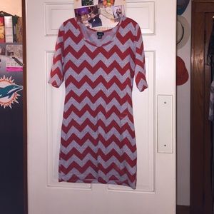 Chevron sweater dress/tunic