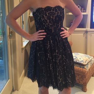 Robert Rodriguez Black Lace Dress