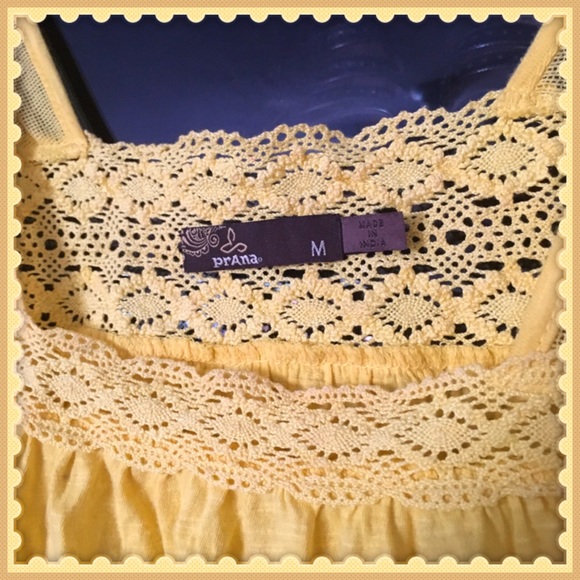 Prana Lemon Yellow Rita Top - Picture 4 of 4