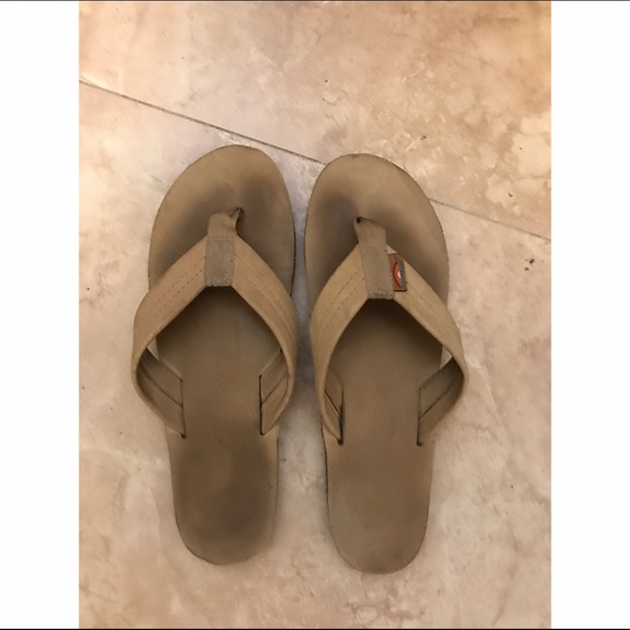 Rainbow sandals. Basically new!