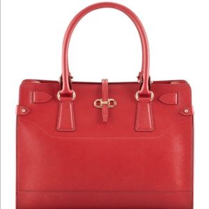 Salvatore Ferragamo Briana Small Tote Bag, Red - image 1