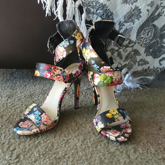 Floral heels