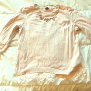 Laced back sweater - The Limited