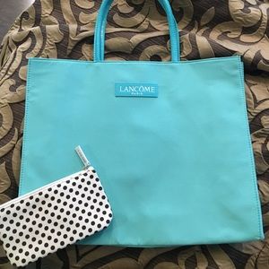 Teal Lancôme Tote