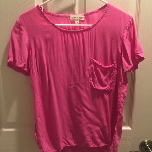 Cloth and stone shirt small pink