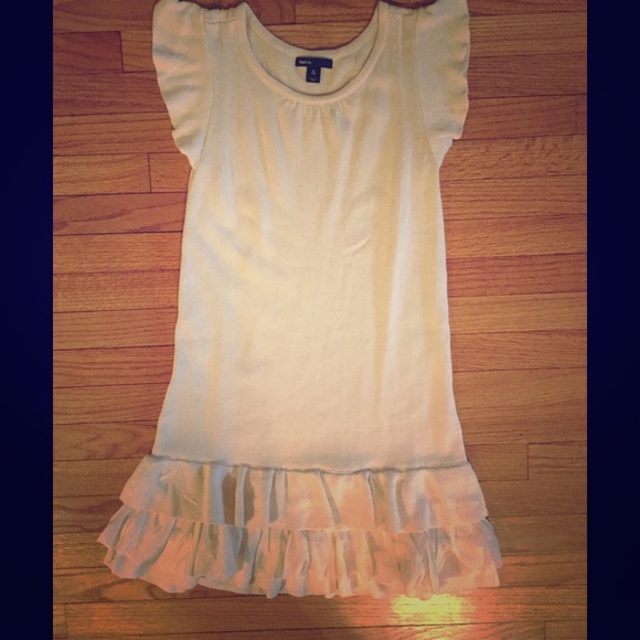 Like New GapKids IVORY SWEATER DRESS Size 12 - Picture 1 of 1
