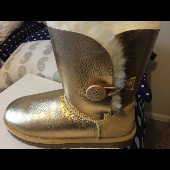 Brand New Gold Ugg Boot