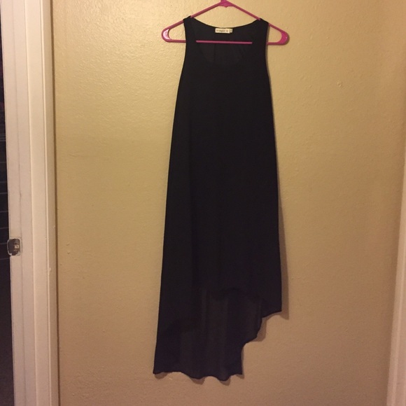 Adorable high low black dress