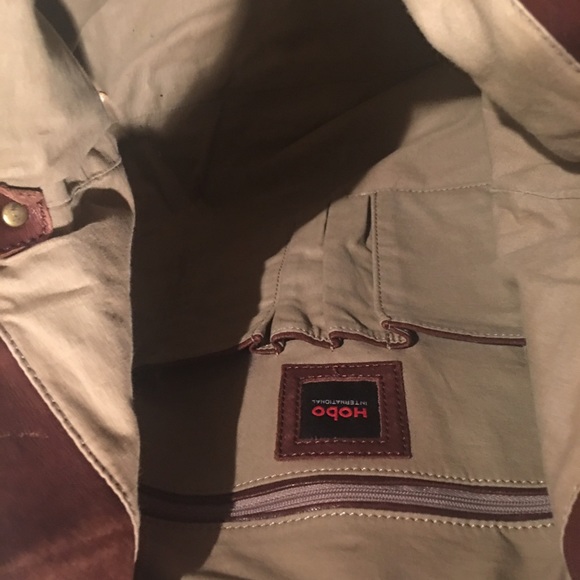 Brown Leather Hobo Tote - image 2