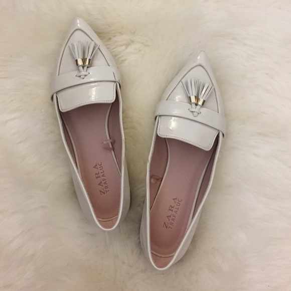 Zara tasseled loafers