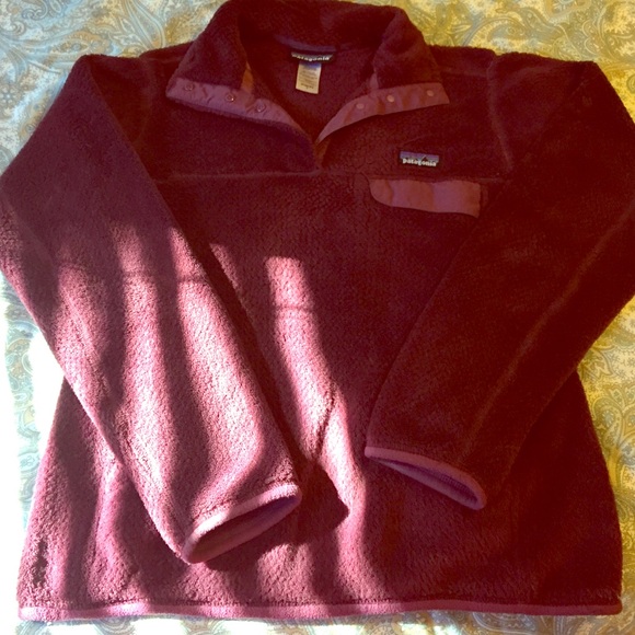 Women's Maroon Size Small Patagonia Pullover