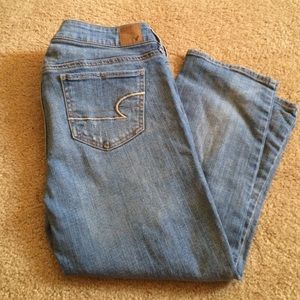 American Eagle Skinny Stretch Capri Jean