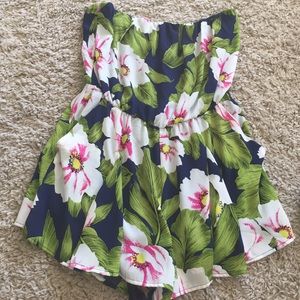 Floral print romper