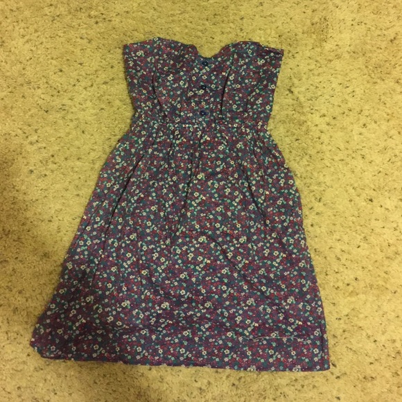 Strapless sun dress