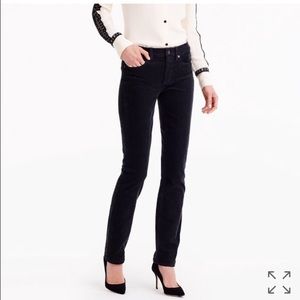 J. crew black skinny cords