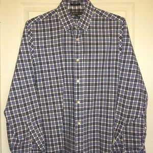 Express 1MX Modern Fit Men's Dress Shirt - Medium