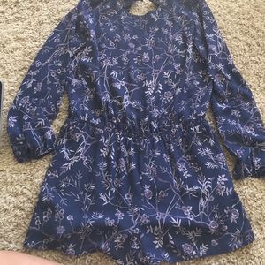 Purple and light purple romper