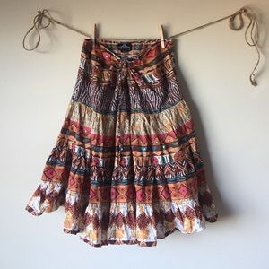 Angie's hippie tie-waist skirt
