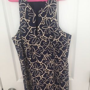 Lilly Pulitzer Sand Dollar Eyelit August Shift