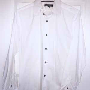 Express 1MX Modern Fit Men's Dress Shirt - Medium