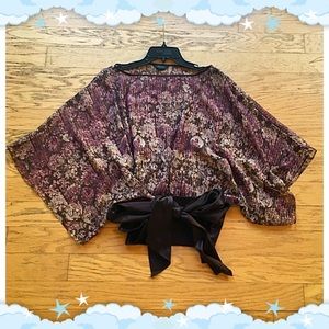 Express Sheer Oversize Blouse