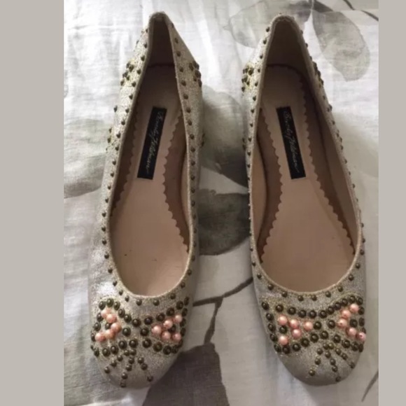 BEVERLY FELDMAN Ballet Flats Sz 7 - Picture 1 of 4
